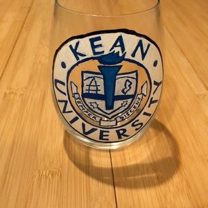 Kean University hand painted glass